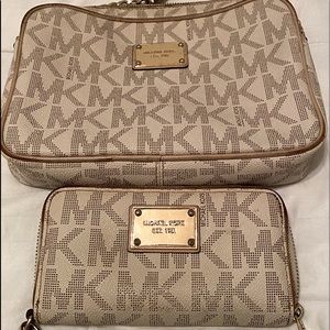 Michael Kors Purse and Wallet Set